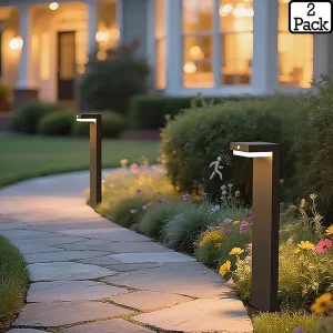 VerLuce solar pathway lights with motion sensors - 2pk