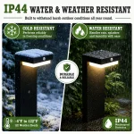 VerLuce solar pathway lights courtyard series IP44 weather resistant