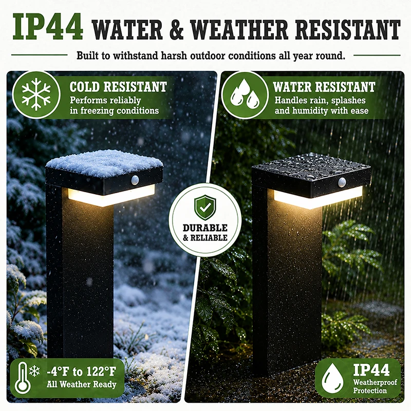 VerLuce solar pathway lights courtyard series IP44 weather resistant