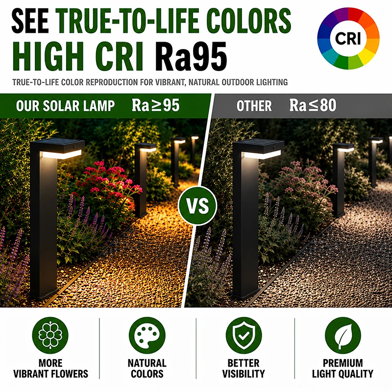 2pk Solar Pathway Lights, Square - Image 8