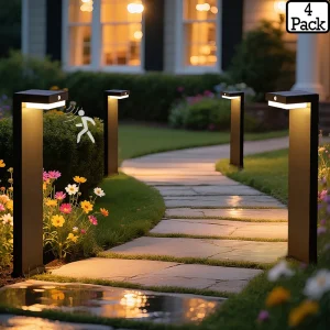 VerLuce solar pathway lights Courtyard Series 4pk