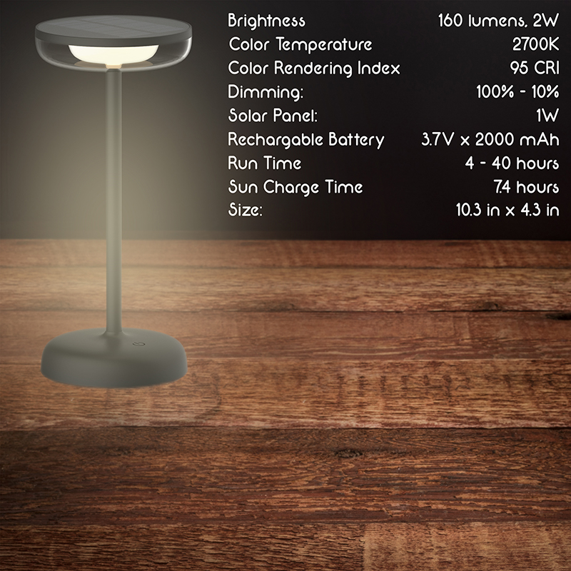 Solar Table Lamp Solar Cocktail lamp