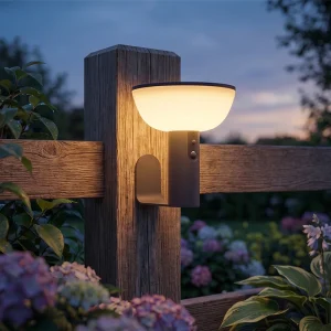 solar fence lights