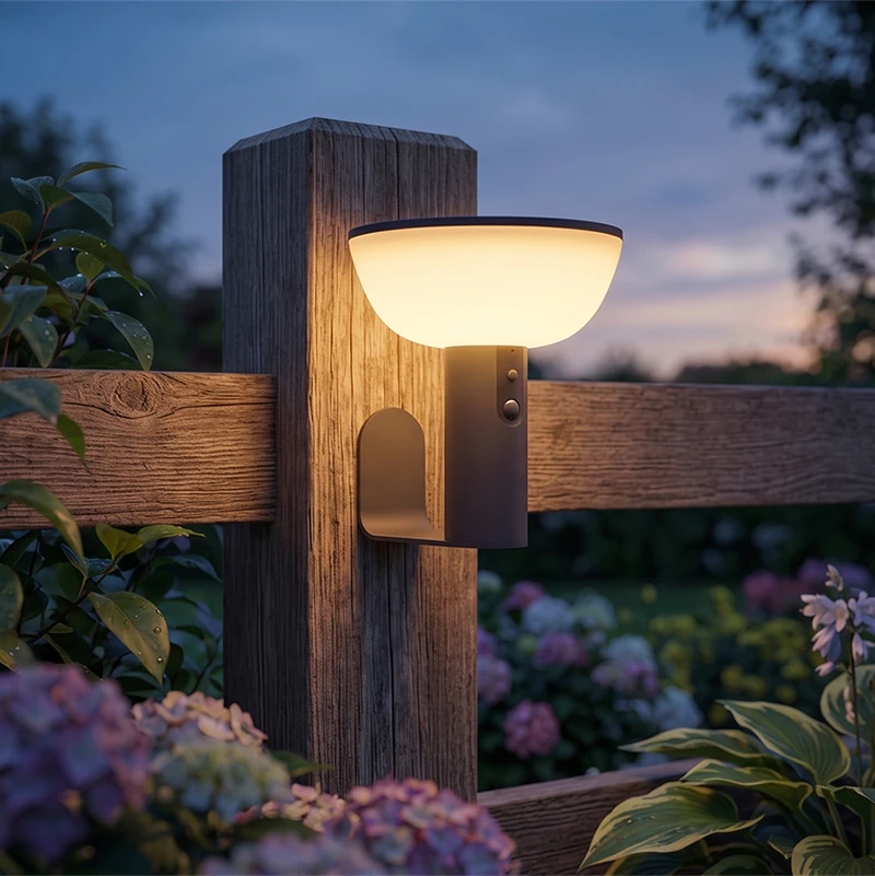 solar fence lights