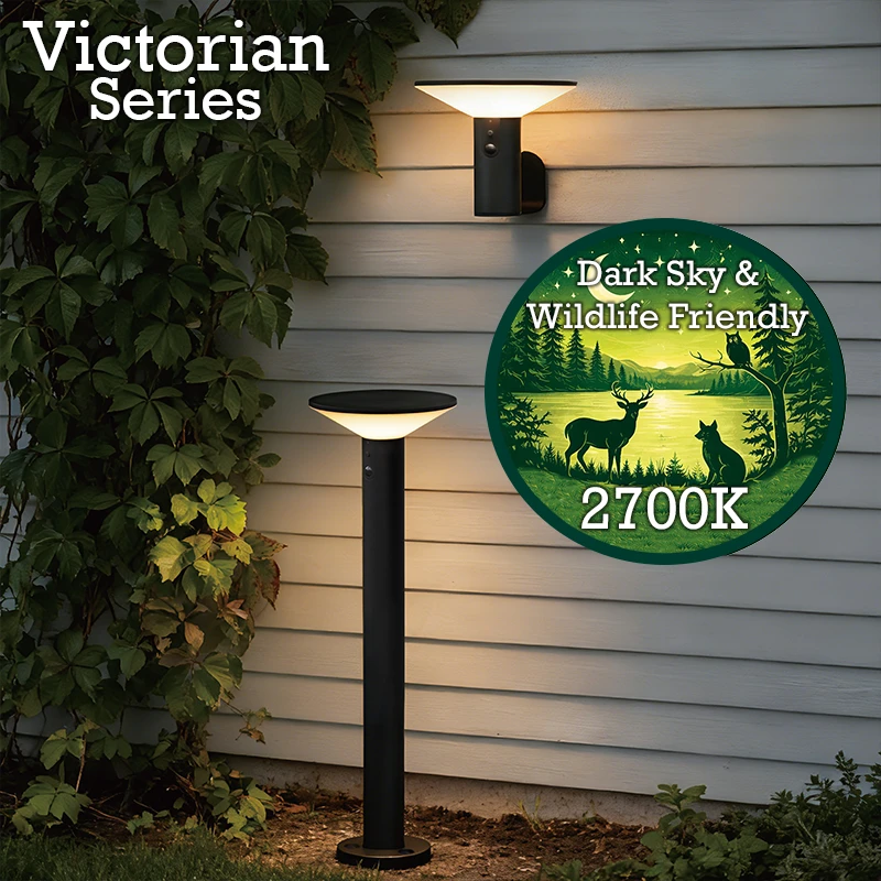 VerLuce Solar Pathway Lights Victorian Style Dark Sky & Wildlife Friendly