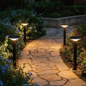 VerLuce Solar Pathway Lights Victorian Style 4pk