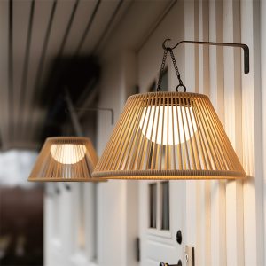 VerLuce Rattan Series Solar Outdoor Wall Lamps Environmental