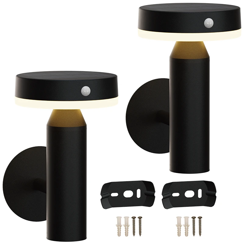 VerLuce Barn Series Solar Wall Lights - 2pk