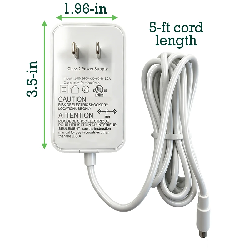 VerLuce 48W adapter, 48-watt plug-in adapter