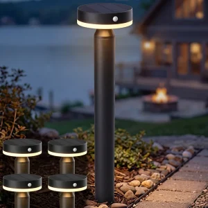 VerLuce Solar Landscape Lights Barn Series - 4pk Main Image Close Up