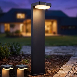 VerLuce Solar Pathway Lights Courtyard Series 2pk Main Image Close Up
