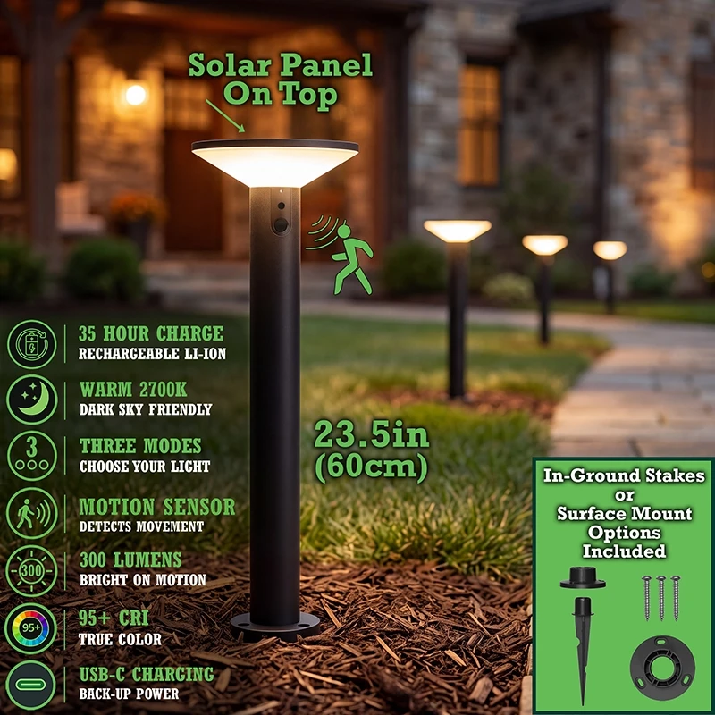 VerLuce Solar Pathway Lights Victorian Series Features and Benefits Explained